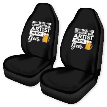 Discover This Conceptual Artist Needs Beer Drinking Baseball Tees Car Seat Covers