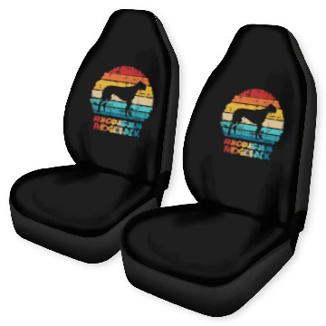 Discover Rhodesian Ridgeback vintage Zip Car Seat Covers