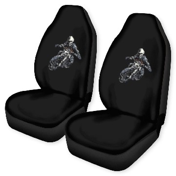 Discover Motorcycle Skeleton Car Seat Covers