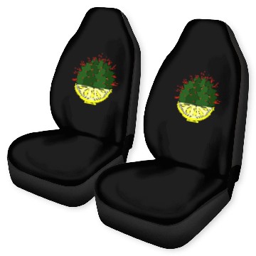 Discover The Lemon Cactus Baseball Tees Car Seat Covers