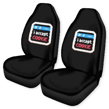 Discover I Accept Cookie Car Seat Covers