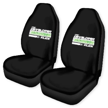 Discover Developer Flex Programmer Humor Coding Jokes Funny Developer Zip Car Seat Covers