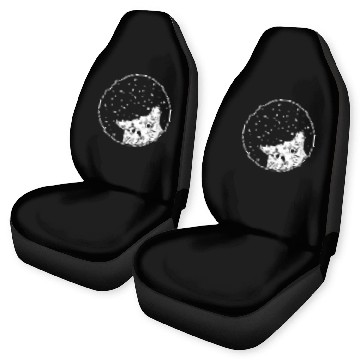 Discover Eclipse Cat Astronomer Or Scientist Baseball Tees Car Seat Covers