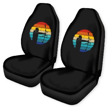 Discover vintages Archery Baseball Tees Car Seat Covers