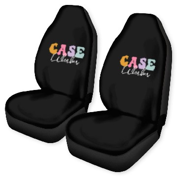 Discover Groovy Wildflower Case Worker Zip Car Seat Covers