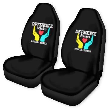 Discover Difference Maker Proud Social Worker 1 Car Seat Covers