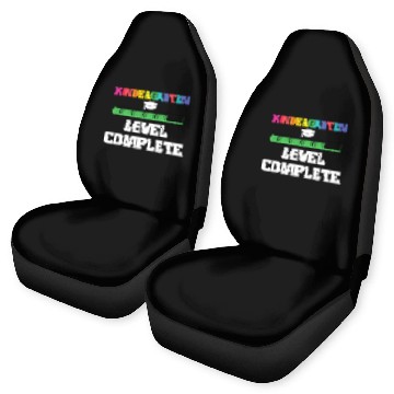 Discover Kindergarten Level Complete School Graduation Computer Car Seat Covers