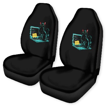 Discover Cat I Work On Computers Coding Geek Design Baseball Tees Car Seat Covers