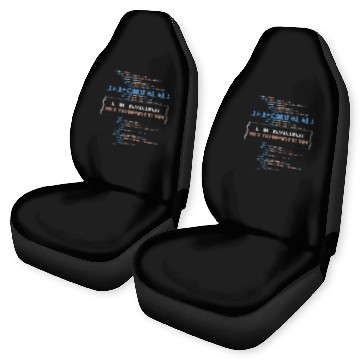 Discover I Am Developer Not Mathematican Computer Student Programmer Car Seat Covers
