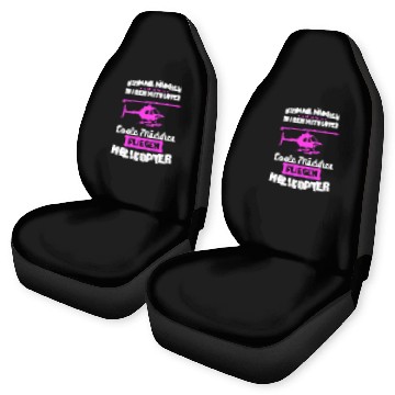 Discover Helicopter Pilot Model Flight Car Seat Covers