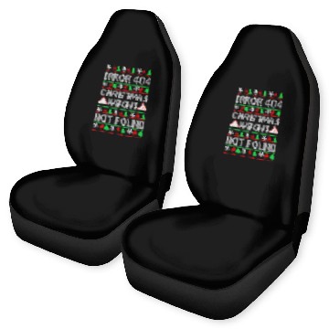 Discover Error 404 Christmas Weight Not Found Funny Programmer 3 Baseball Tees Car Seat Covers