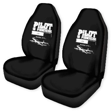 Discover Pilot In Progress Flight Aviation Future Copilot Car Seat Covers