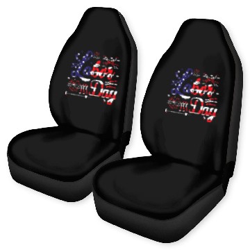 Discover Union Worker Labor Day Baseball Tees Car Seat Covers