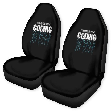 Discover Programmer Programming Coding Software Developer Sayings 6 Car Seat Covers