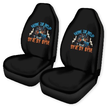 Discover Programmer IT Here To Help Byte By Byte Tech Support Baseball Tees Car Seat Covers
