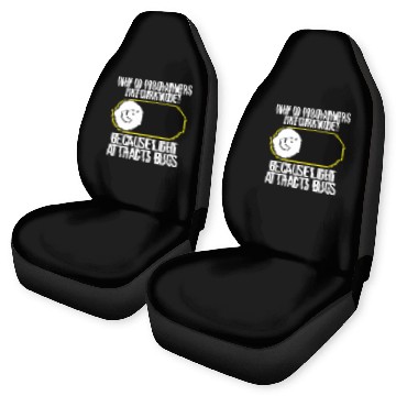 Discover vintages Retro Computer Programmer Programming Expert Graphic 1 Baseball Tees Car Seat Covers
