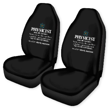 Discover Scientist Physics Physicist Definition Wizard Car Seat Covers