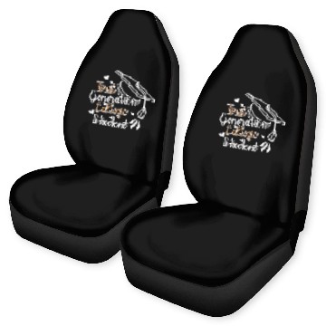 Discover First Generation College Student 8 Baseball Tees Car Seat Covers