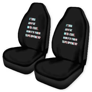 Discover Programmer Software Developer Debugging Coder Dev Car Seat Covers