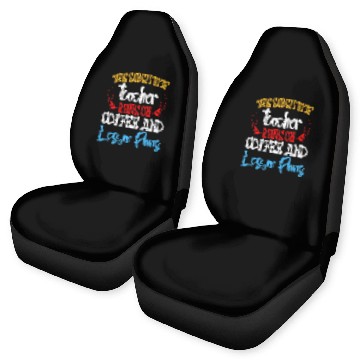 Discover Substitute Teacher 5 Baseball Tees Car Seat Covers