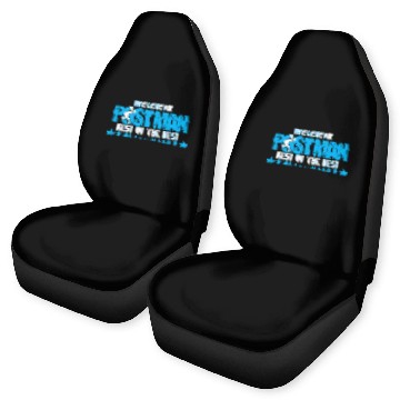 Discover mailman postman postal worker 7 Baseball Tees Car Seat Covers