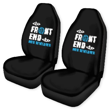 Discover Web Developer Programmer Code Website Development 8 Car Seat Covers