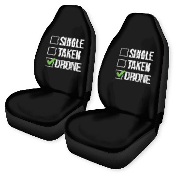 Discover Single Taken Drone Pilot Car Seat Covers