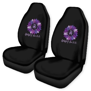 Discover Sunflower Epilepsy Awareness Month Baseball Tees Car Seat Covers