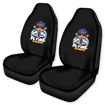 Discover Flying Monkey Pilot Car Seat Covers