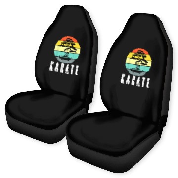 Discover vintages Bonsai Karate Sunset Martial Arts Student Car Seat Covers