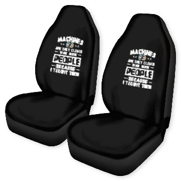 Discover Machine Learning Engineer AI Specialist AI Programmer Car Seat Covers