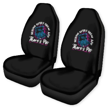 Discover Software Engineer Computer Programmer Programming Code 7 Baseball Tees Car Seat Covers