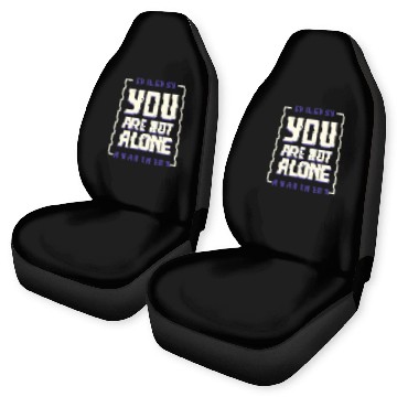 Discover You are not alone Epilepsy Awarseness Epilepsy Awarseness 2 Car Seat Covers