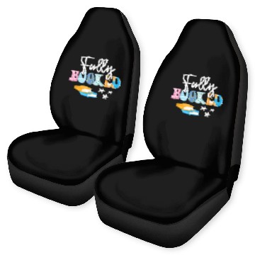 Discover Book Reader Fully Booked Baseball Tees Car Seat Covers
