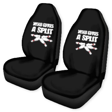 Discover Gives a Split Bowling Coachss or Player Baseball Tees Car Seat Covers