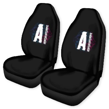Discover AI Artificial Intelligence Computer Science robot brain Zip Car Seat Covers