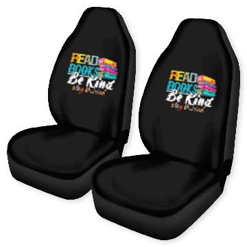 Discover Read Books Be Kind Stay Weird Booklover and Book Reader Zip Car Seat Covers