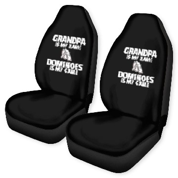 Discover Mens Domino Dominoes Board Game Player 1 Car Seat Covers