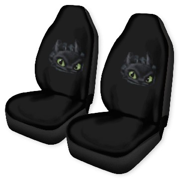 Discover Toothless - Dragon - Zip Car Seat Covers