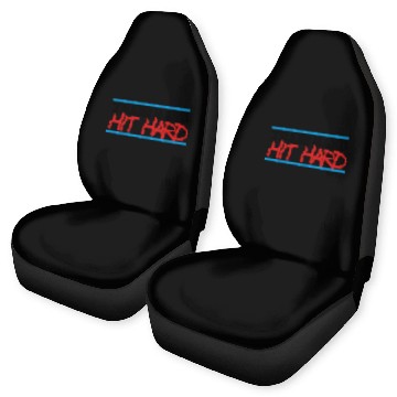 Discover train hard hit hard Car Seat Covers