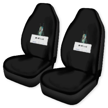 Discover DONNIE DARKO COUNT DOWN TIME ALERT WITH BUNNY MAN Car Seat Covers