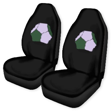 Discover platonic solid Car Seat Covers