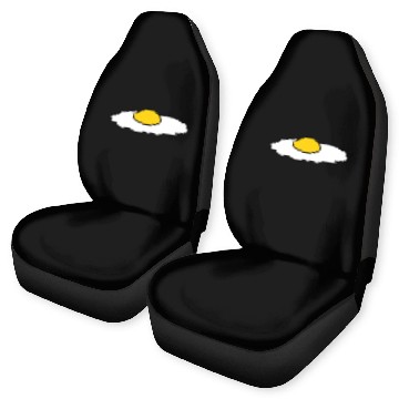 Discover fried egg food delicious hunger cooking roast chef Car Seat Covers