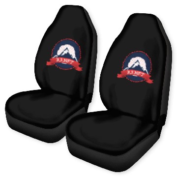Discover Banff mountains Car Seat Covers