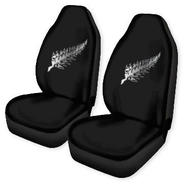 Discover Silver Fern New Zealand Maori Style - Gift Idea Car Seat Covers