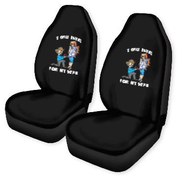 Discover I ONLY KNEEL FOR MY WIFE Marriage Wedding proposal Car Seat Covers