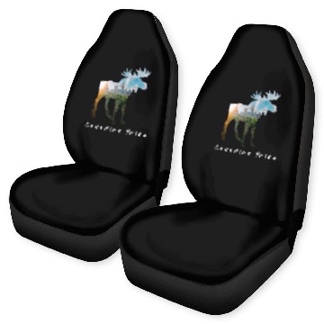 Discover Moose - Canadian Pride Car Seat Covers