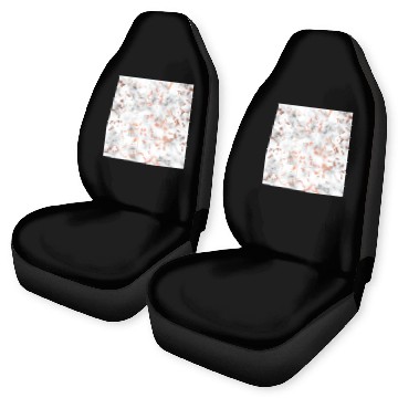 Discover Rose Gold and Marble Pattern Car Seat Covers