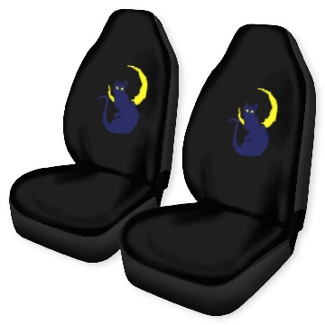 Discover night cat Car Seat Covers