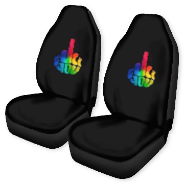 Discover Funny Cute Middle Finger Vintage Car Seat Covers - F*ck You